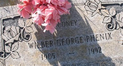 Wilber George Phenix on Sysoon