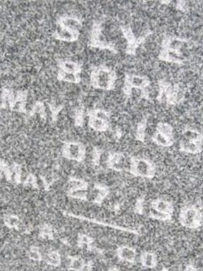 Wilber Hiram Slye on Sysoon