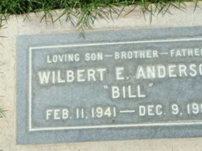 Wilbert E Anderson on Sysoon