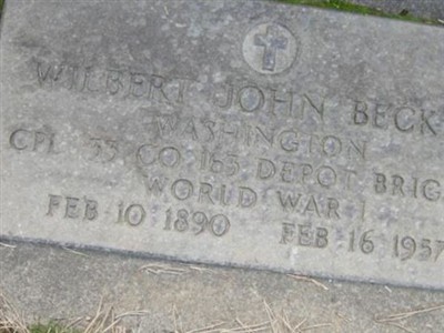 Wilbert John Becker on Sysoon