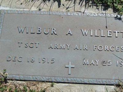 Wilbur A Willett on Sysoon