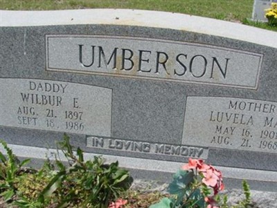 Wilbur E Umberson on Sysoon
