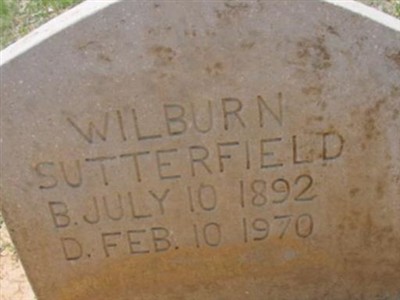 Wilburn Sutterfield on Sysoon
