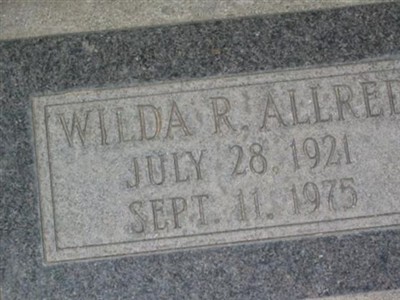 Wilda R Allred on Sysoon