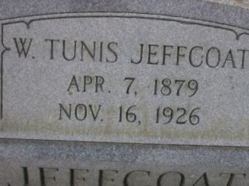 Wiley Tunis Jeffcoat on Sysoon