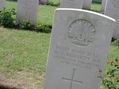 Corp Wilfred Egbert Bennett on Sysoon