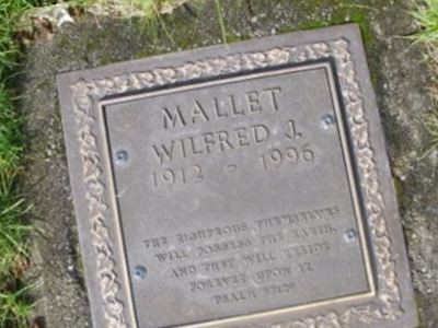 Wilfred J Mallet on Sysoon