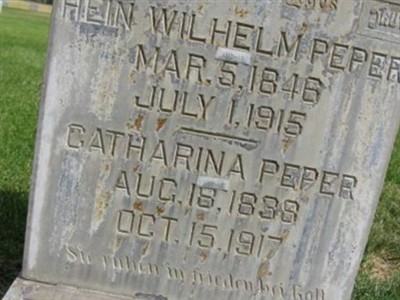 Wilhelm Peper on Sysoon