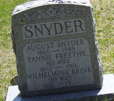 Wilhelmina Brink Snyder on Sysoon