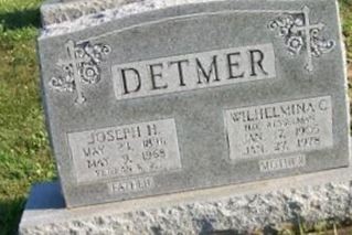 Wilhelmina C. Wesselman Detmer on Sysoon