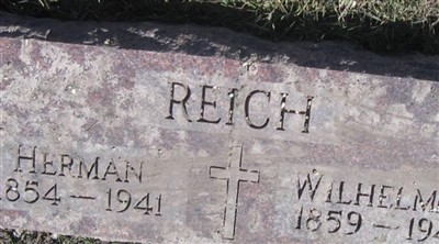 Wilhelmine Janke Reich on Sysoon