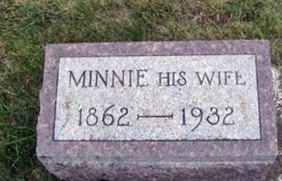 Wilhelmine "Minnie" Glafka Krebs on Sysoon