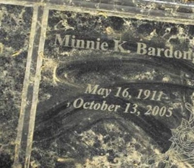 Wilhelmine K. "Minnie, Oma" Bardong on Sysoon
