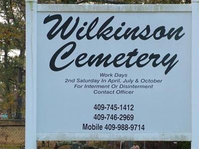 Wilkinson Cemetery on Sysoon