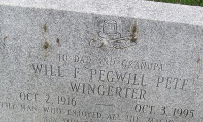 Will F "Pegwill Pete" Wingerter on Sysoon