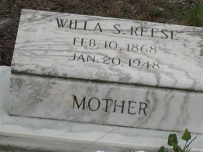 WILLA S REESE on Sysoon
