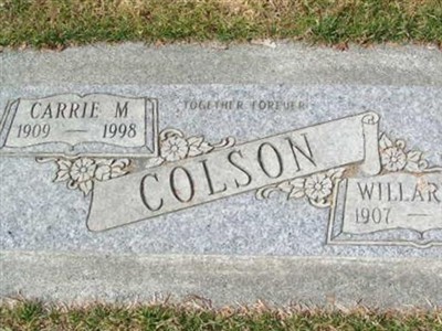 Willard C Colson on Sysoon