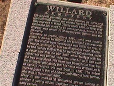 Willard Cemetery on Sysoon