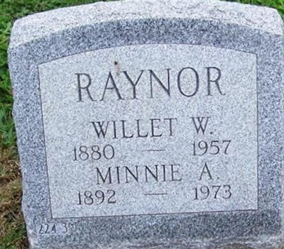 Willet W Raynor on Sysoon