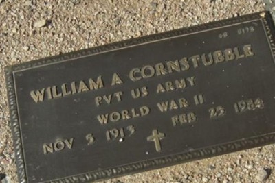 William A Cornstubble on Sysoon