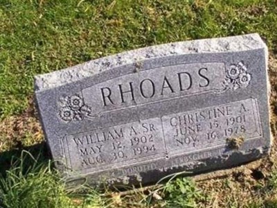 William A Rhoads, Sr on Sysoon