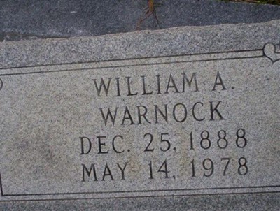 William A Warnock on Sysoon