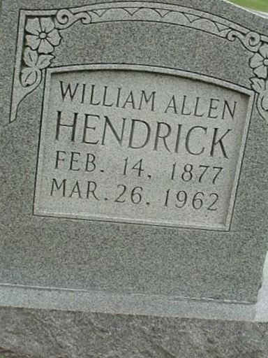 William Allen Hendrick on Sysoon