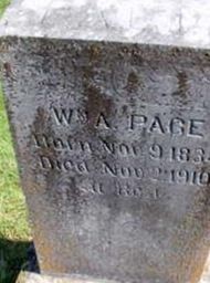 William Anderson Page on Sysoon