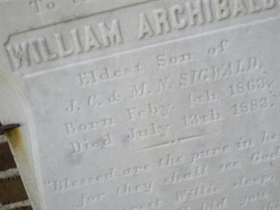 William Archibald Sigwald on Sysoon