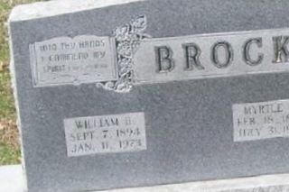William B Brock on Sysoon
