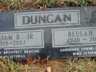 William B. Duncan, Jr on Sysoon