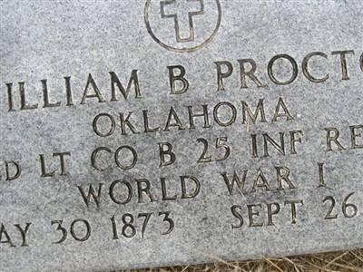 William B Proctor on Sysoon