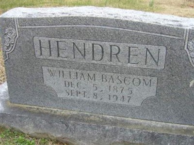 William Bascom Hendren on Sysoon
