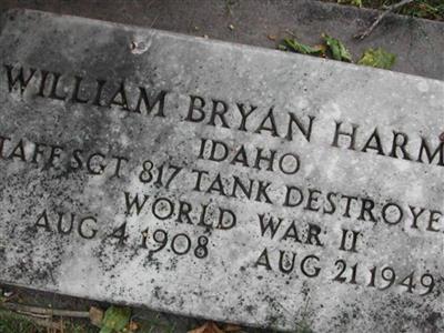 William Bryan Harman on Sysoon