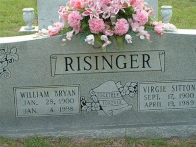 William Bryan Risinger on Sysoon