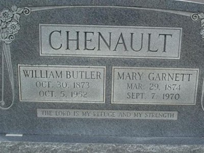 William Butler Chenault on Sysoon