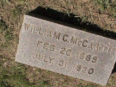 William C. McCarthy on Sysoon