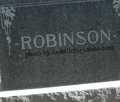 William C. Robinson on Sysoon