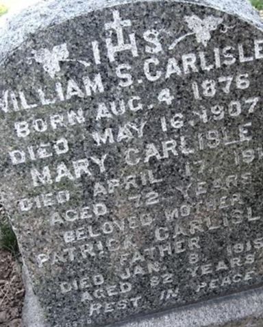 William Carlisle on Sysoon