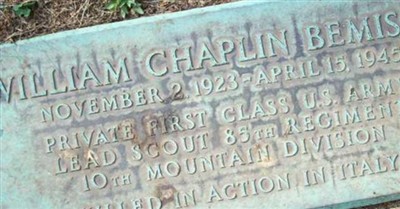William Chaplin Bemis, III on Sysoon