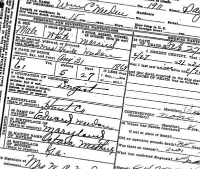 William Clinton Weeden on Sysoon