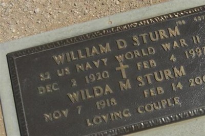 William D Sturm on Sysoon