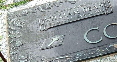 William Dean Cothran, Sr on Sysoon