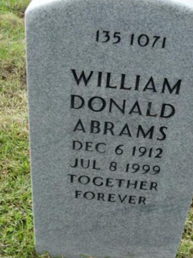 William Donald Abrams on Sysoon