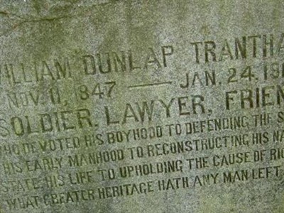 William Dunlap Trantham on Sysoon