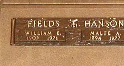 William E Fields on Sysoon