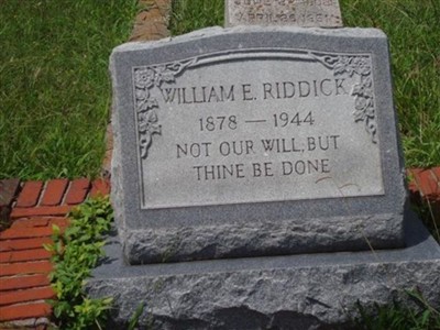 William E. Riddick on Sysoon