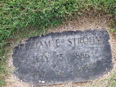 William E. Strohm on Sysoon