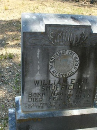 William Earl Shuffield on Sysoon