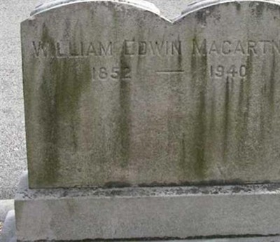 William Edwin Macartney on Sysoon